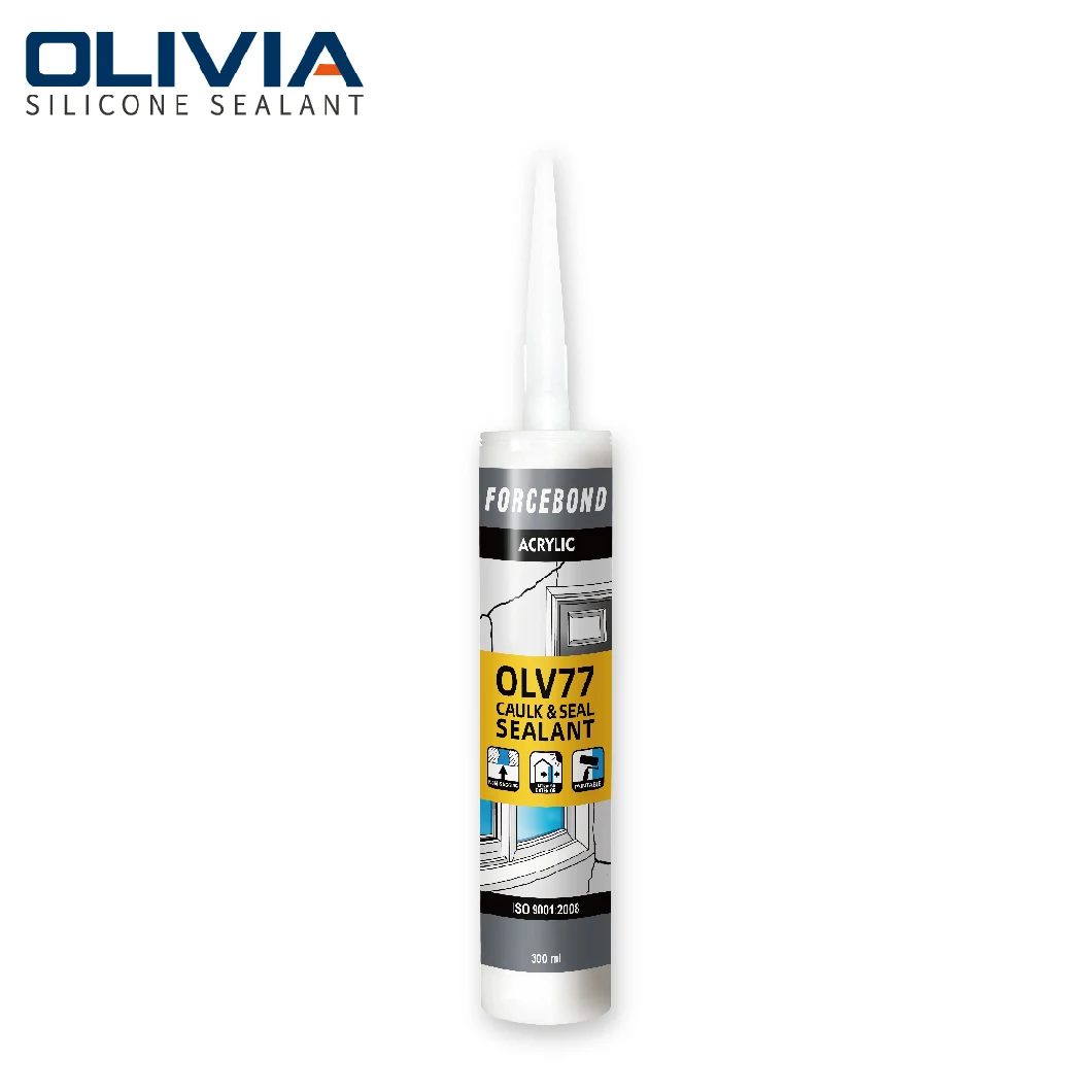 Silicone Sealant Price Acrylic Waterproofing Material White Cement Rubber Plaster Board Glue for Construction