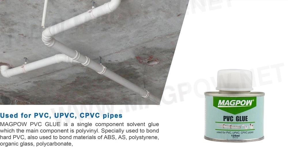 Heavy Bodied All Transparent PVC CPVC UPVC Glue Cement 125ml