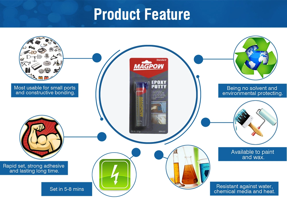 Ab Epoxy Putty Glue Used for Bonding Repairing Metal