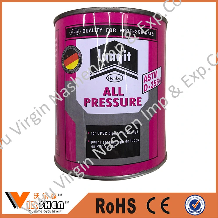 UPVC Adhesive Glue for Pipes and Fittings, Pvcu Pipe Fittings Adhesives