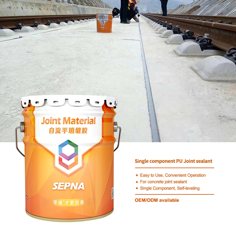 Sepna 20kg Grey Single Part Liquid Modified Silica Expansion Joint Adhesive for Expansion, Settlement and Cutting of Roads, Airport Runways, Squares, Wall Pipes