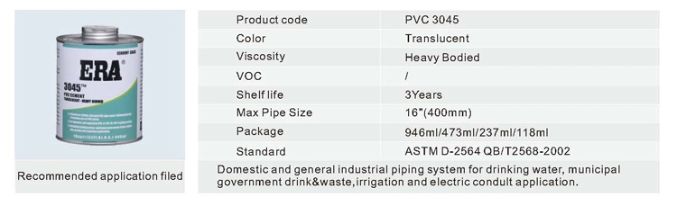 Adhesive for Industrial Piping System